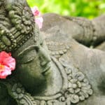 Statue en pierre à Bali
